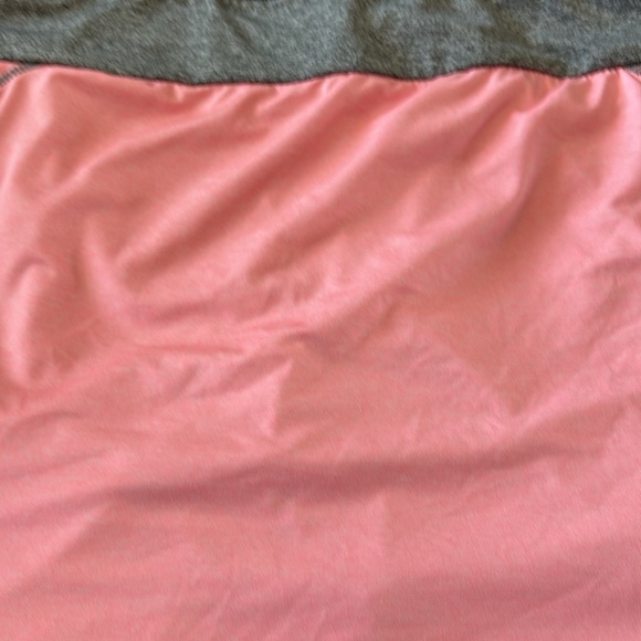 Little Donkey Gray and Pink Athletic Skirt with Zipper Sz L - Picture 3 of 11